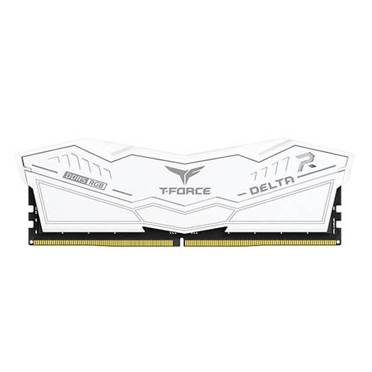 TeamGroup T-Force Delta RGB 32GB (16GBx2) 6400MHz DDR5 RAM (White)
