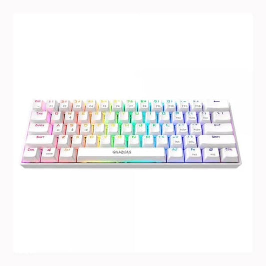Gamdias Hermes E3 Blue Switches Mechanical Gaming Keyboard (White)