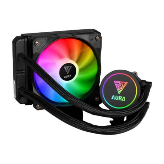 GAMDIAS AURA GL 120 RGB 120mm CPU Liquid Cooler (Black)
