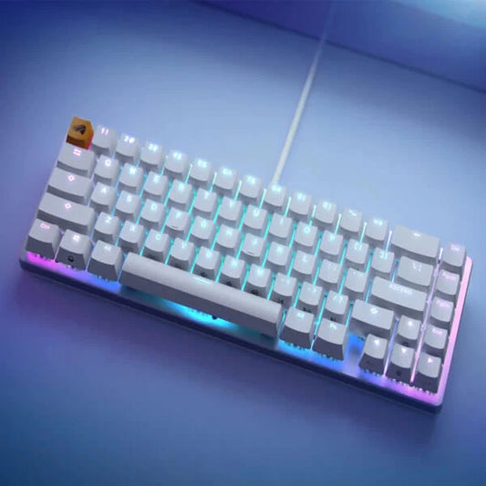 GLORIOUS GMMK 2 96% Mechanical Wired Gaming Keyboard ( White ) ( Fox Linear Switches )