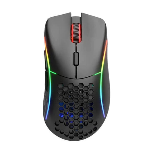 GLORIUS Model D Minus Wired Ergonomic Gaming Mouse (  GLO-MS-DM-MB ) ( 12000DPI / 6 Macro Buttons ) ( Matte Black )