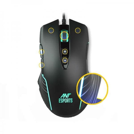 Ant Esports GM500 RGB Wired Gaming Mouse