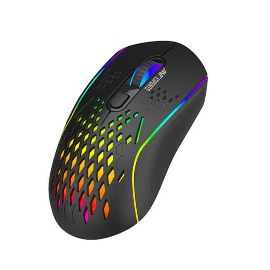 Ant Esports GM700 Lightweight Wireless RGB Gaming Mouse (Black)