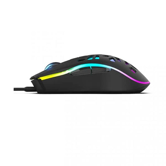 ANT ESPORTS GM80 Wired Ergonomic RGB Gaming Mouse ( GM80 ) ( 3600DPI / 7 Macro Buttons ) (Black )