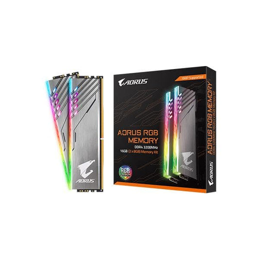 Gigabyte Aorus 16GB (8GBx2) 3200MHz RGB DDR4 RAM