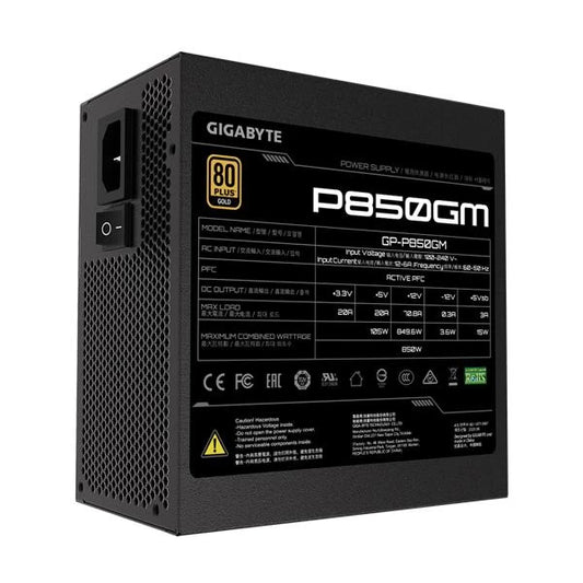 GIGABYTE GP-P850GM  850W 80+ Gold Fully Modular  ATX 2.0 Power Supply