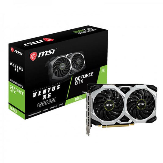 MSI GeForce GTX 1660 Ventus XS OC 6GB Graphics Card