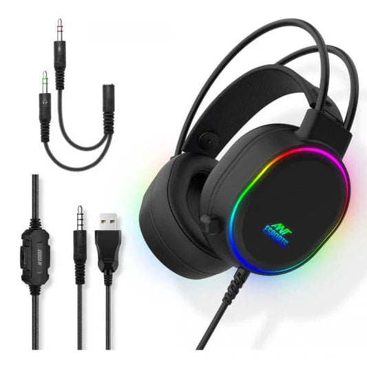 Ant Esports H1000 Pro RGB Gaming Headset (Black)