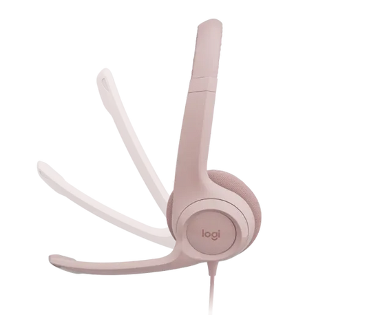 LOGITECH H390 RGB Wired Stereo Gaming Headphones ( Rose )