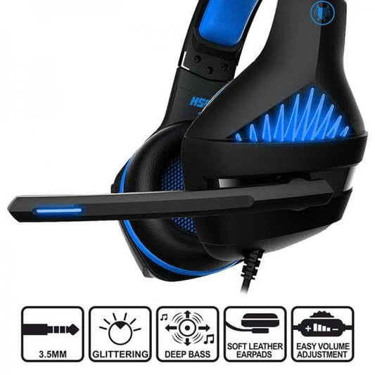Ant Esports H500 Gaming Headset (Black Blue)
