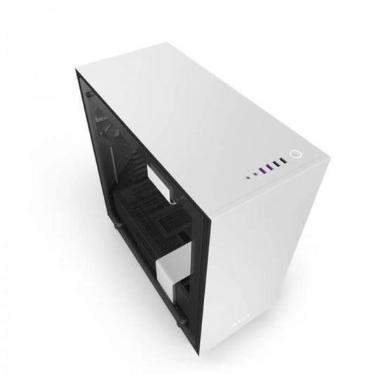 NZXT H700i (E-ATX) Mid Tower Cabinet (Matte-White)