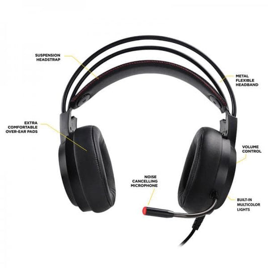 Ant Esports H707 HD RGB 7.1 Virtual Surround Gaming Headset With Mic