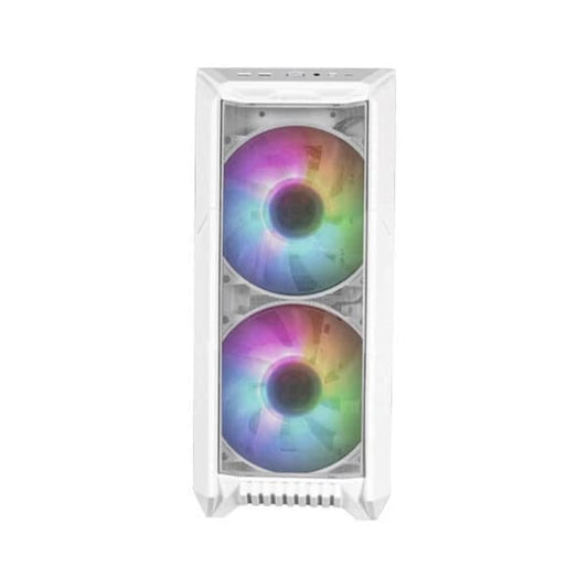 Cooler Master HAF 500 ARGB EATX Mid Tower Cabinet (White)