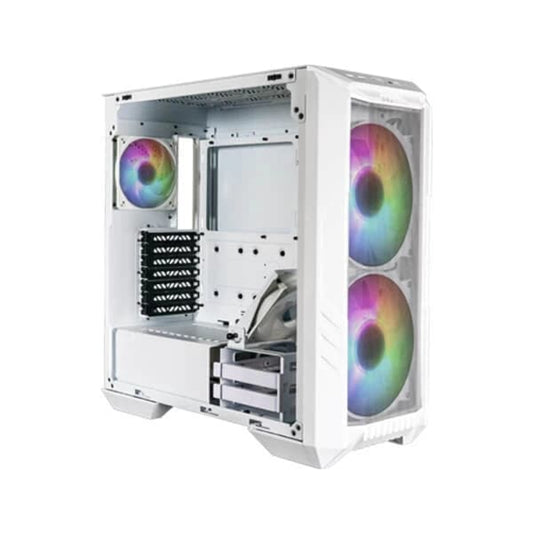 Cooler Master HAF 500 ARGB EATX Mid Tower Cabinet (White)