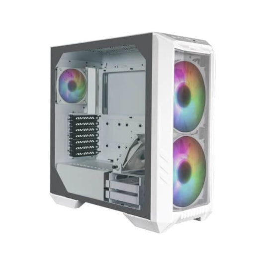 Cooler Master HAF 500 ARGB EATX Mid Tower Cabinet (White)