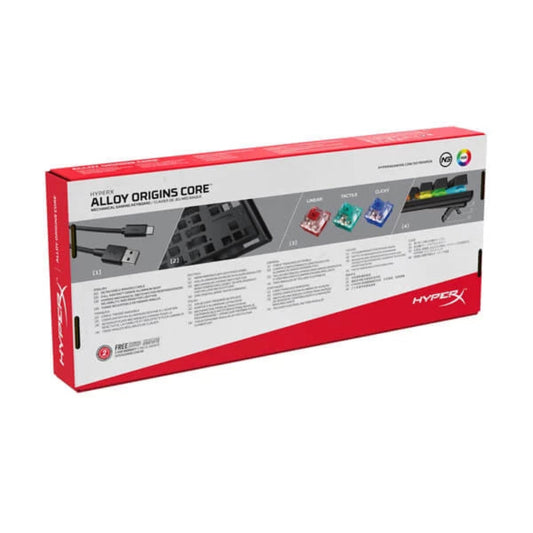 HyperX Alloy Origins Core PBT TKL RGB (Blue Switch)