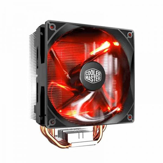 Cooler Master Hyper 212 Red LED Single Tower CPU Air Cooler (Black)