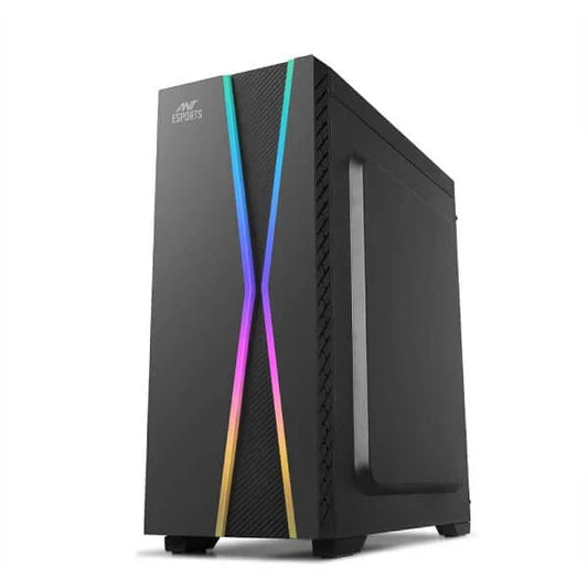 ANT ESPORTS ICE-200TC ARGB ATX Mid Tower Cabinet (Black)