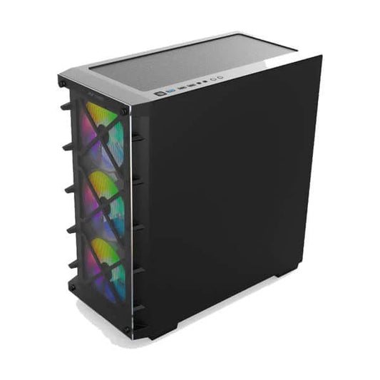 Ant Esports ICE-5000 RGB (E-ATX) Mid Tower Cabinet (Black)