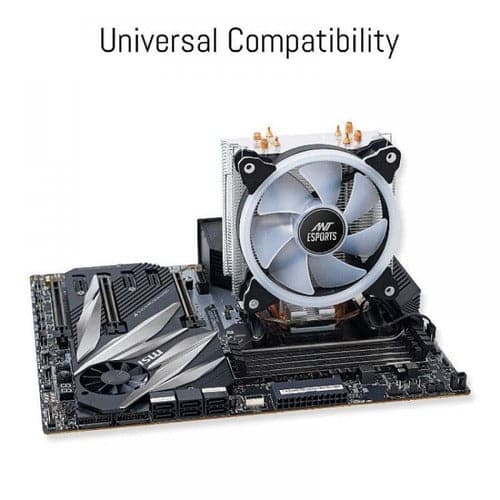Ant Esports ICE-C612 with RGB LED PWM CPU Cooler/Fan