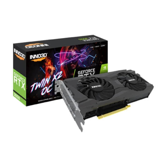 Inno3D GeForce RTX 3050 Twin X2 OC 8GB LHR Gaming Graphics Card
