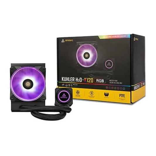 Antec Kuhler H2O K120 RGB 120mm CPU Liquid Cooler