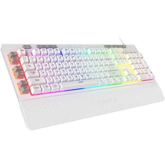 Redragon Shiva K512 RGB Backlit Membrane Gaming Keyboard (White)