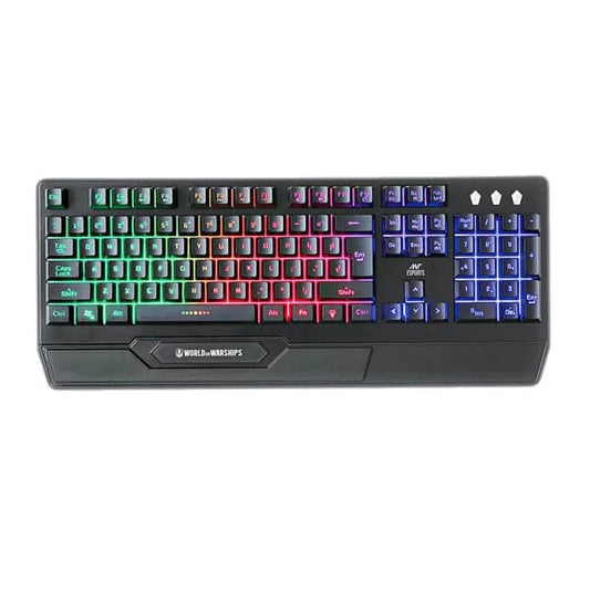 ANT ESPORTS KM500W Full Size RGB Membrane Gaming Keyboard and Mouse Combo (Black) (Membrane Keyboard) ( KM500W)