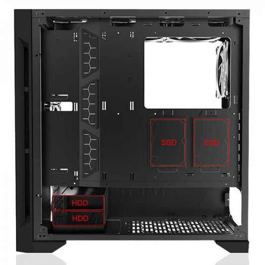 Lian Li Lancool One Digital Mid Tower Cabinet (Black)