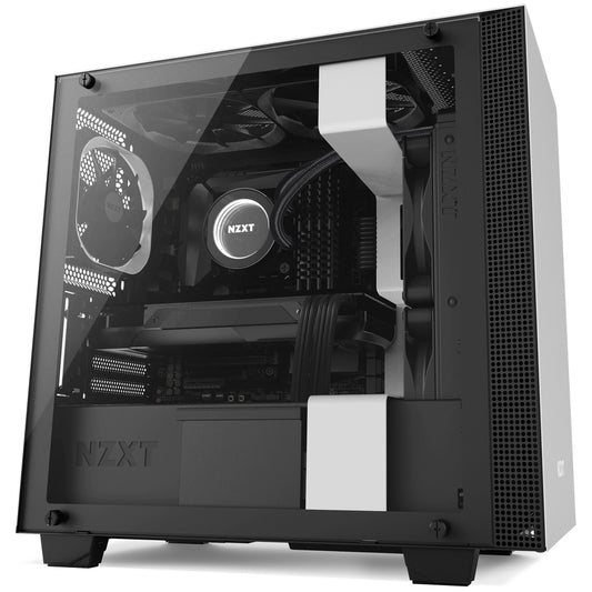 NZXT H400 (M-ATX) Mini Tower Cabinet (Matte White)