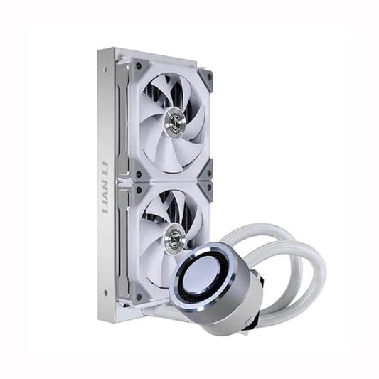 Lian Li Galahad 240 ARGB CPU Liquid Cooler With Uni Fan SL Edition (White)
