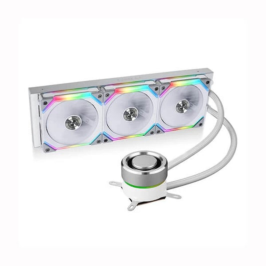 Lian Li Galahad 360 ARGB CPU Liquid Cooler With Uni Fan SL Edition (White)