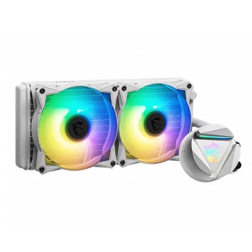 MSI MAG Coreliquid 240R V2 ARGB CPU Liquid Cooler (White)