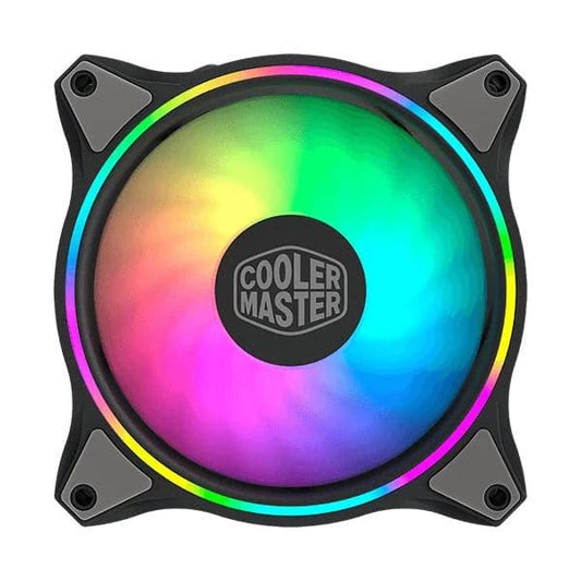 Cooler Master MasterFan MF120 Halo ARGB Cabinet Fan (Black) (Triple Pack)