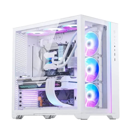 Phanteks Metallicgear Neo Qube 2 DRGB Mid Tower Cabinet (E-ATX) (White)