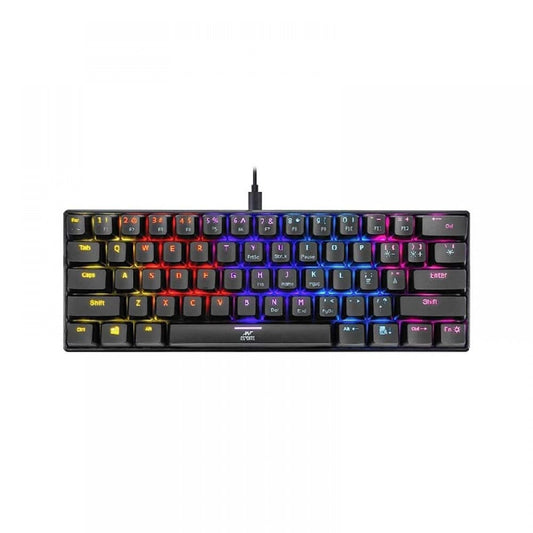 ANT ESPORTS MK1200 Mini 60% RGB Mechanical Wired Gaming Keyboard (Black)