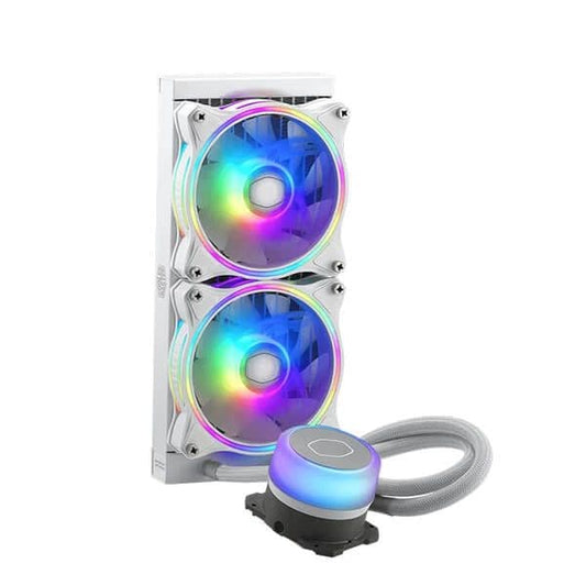 Cooler Master ML240 Illusion ARGB CPU Liquid Cooler (White)