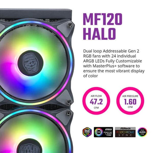 Cooler Master ML360 Illusion ARGB CPU Liquid Cooler