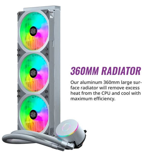 Cooler Master MasterLiquid ML360P Liquid Cooler Silver Edition