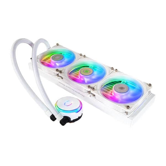 Cooler Master MasterLiquid PL360 Flux Edition ARGB 360mm CPU Liquid Cooler (White)
