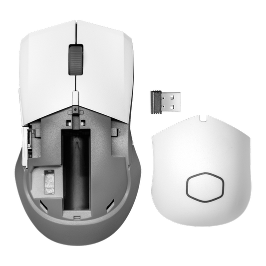 COOLER MASTER MM311 Wireless Ambidextrous Gaming Mouse ( MM-311-WWOW1 ) ( 10000DPI / 6 Macro Buttons ) ( White )