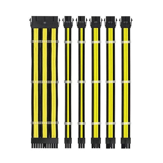 Ant Esports MOD Cable Black & Yellow Cable set 3combs 30cm 16AWG