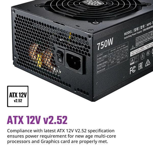 Cooler Master MWE 750 V2 80+ Gold Fully Modular Power Supply (750W)