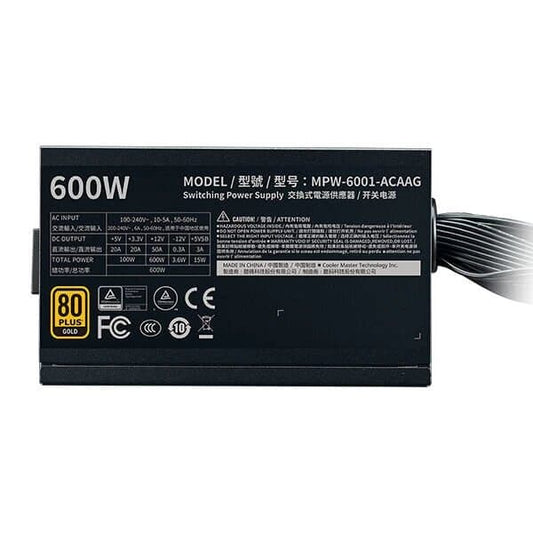 Cooler Master G600 Gold Non Modular PSU (600 Watt)