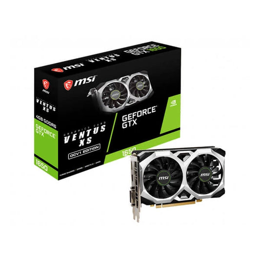 MSI GTX 1650 Ventus XS OCV1 4GB Gaming Graphics Card