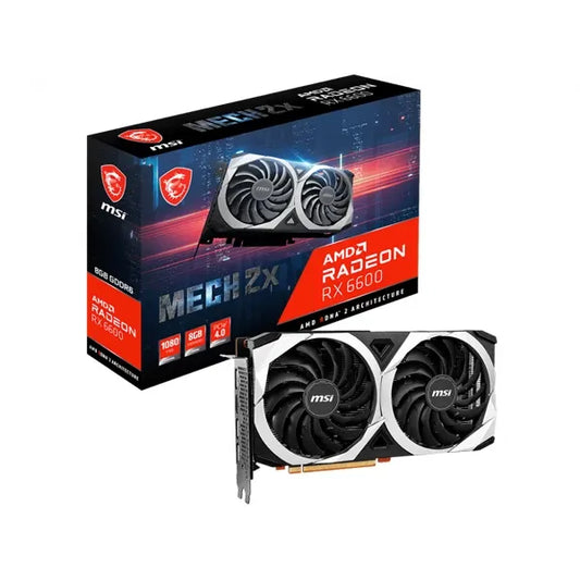 MSI Radeon RX 6600 Mech 2X 8GB Gaming Graphics Card