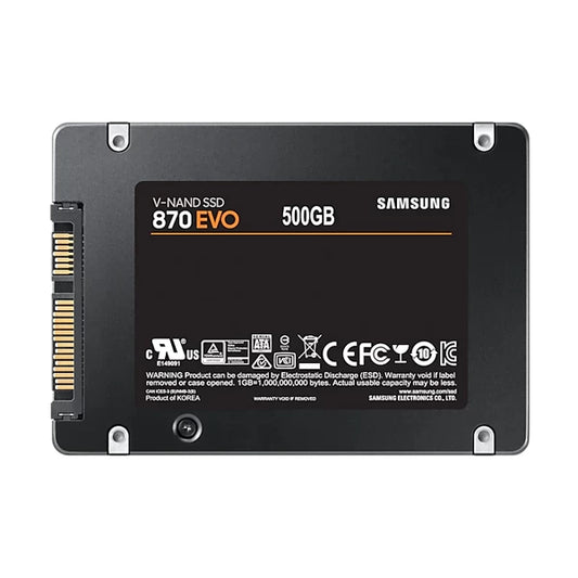 Samsung 870 Evo 500GB 2.5 Inch SATA Internal SSD