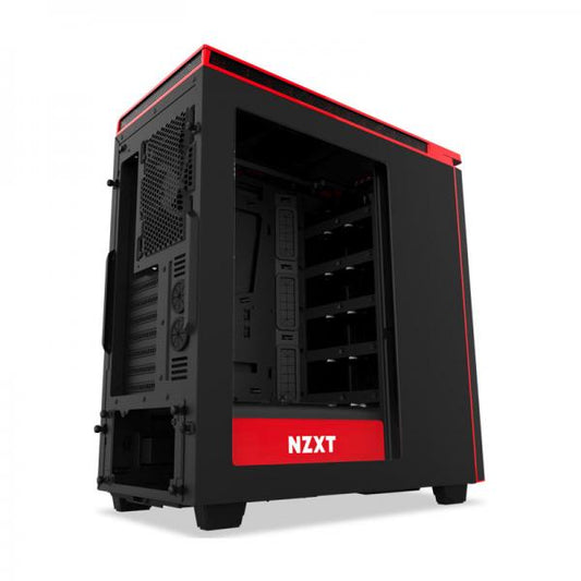 NZXT H440 V2 (ATX) Mid Tower Cabinet (Black-Red)