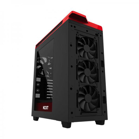 NZXT H440 V2 (ATX) Mid Tower Cabinet (Black-Red)
