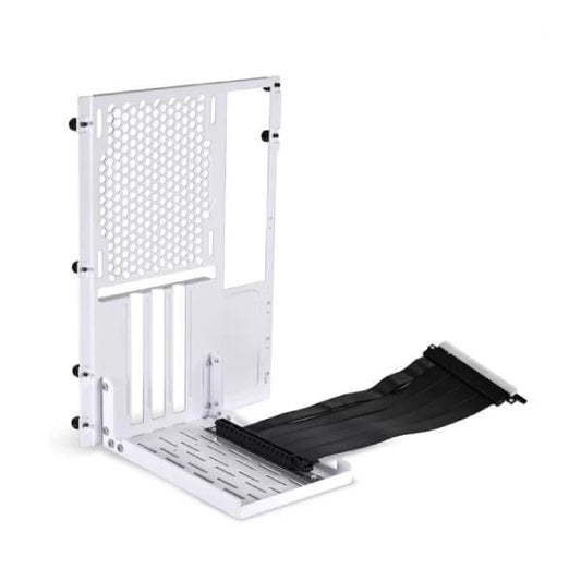 Lian Li O11D-Mini (PCI-E 4.0 X16) Vertical GPU Bracket Kit With 200mm Riser Cable For O11D Mini (White)